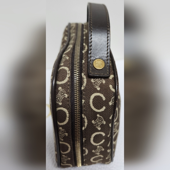 CELINE Mini Zip Around Hand Bag CE00/12 Made in Italy - Picture 6 of 11